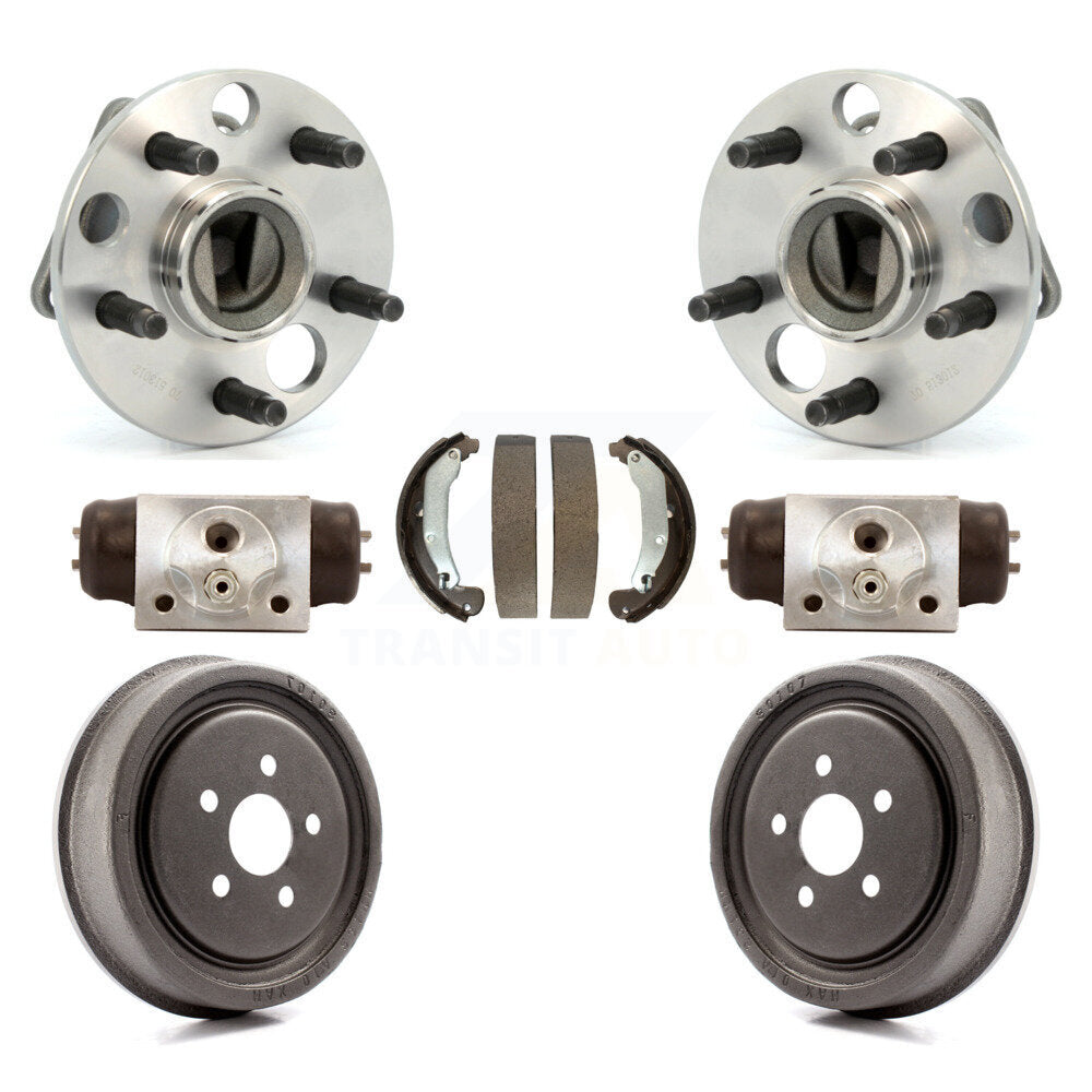 Kit de roulements de moyeu, cylindres de roue arrière, tambour et chaussures, pour Pontiac Sunfire Chevrolet