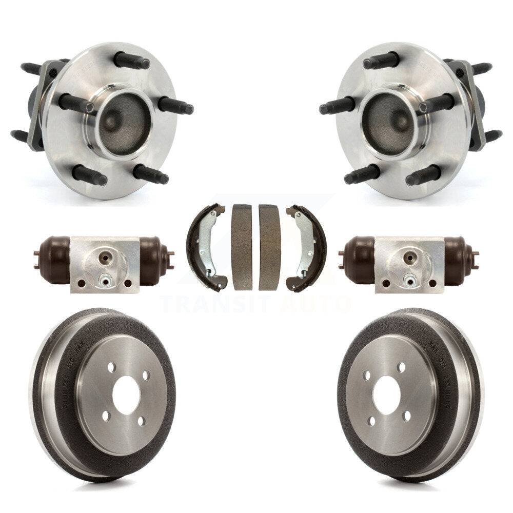 Kit de roulements de moyeu, cylindres de roue arrière, tambour et chaussures, pour Saturn Ion Pontiac Pursui