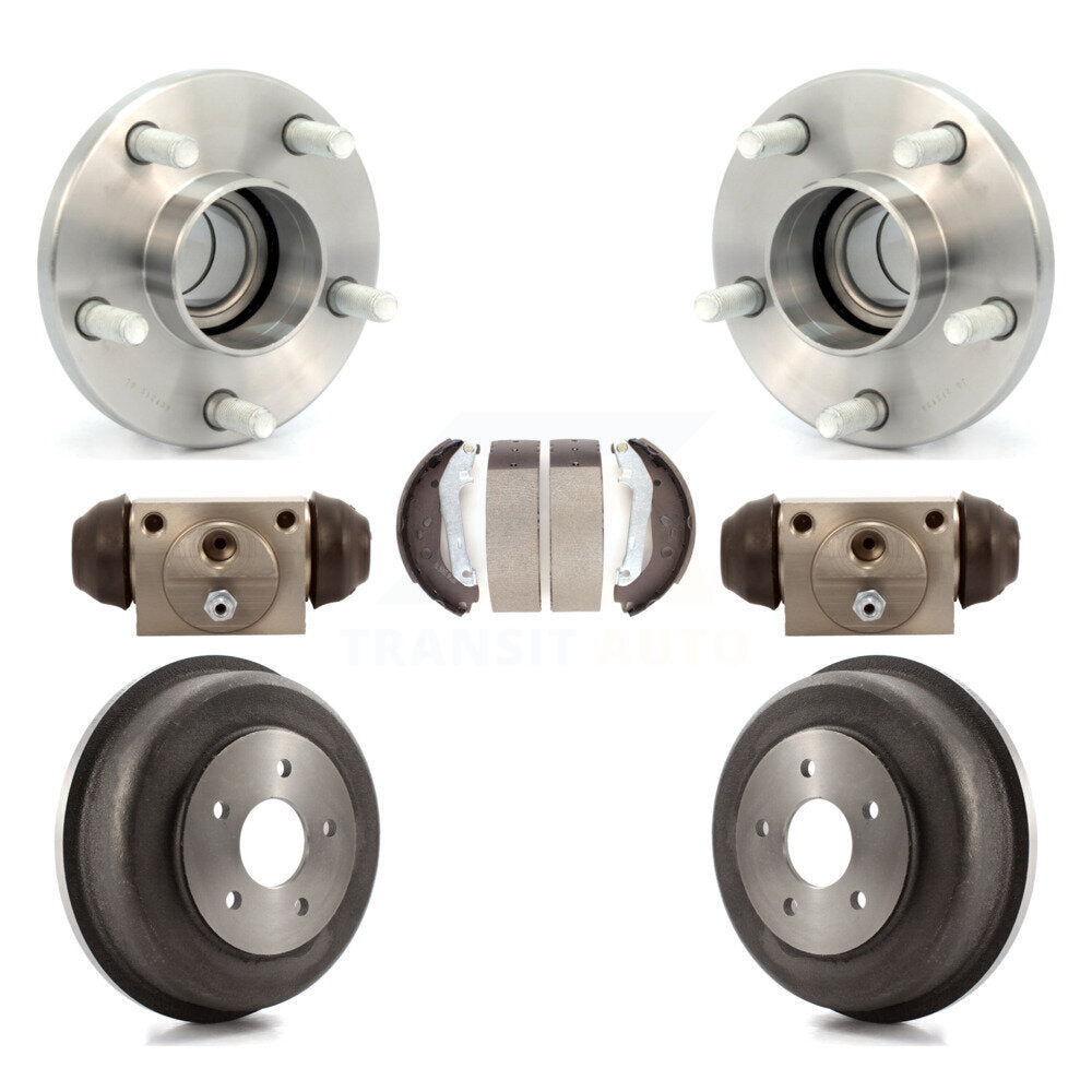 Kit de roulement de moyeu de tambour et de chaussures de cylindres de roue arrière pour Ford Transit Connect 10-13