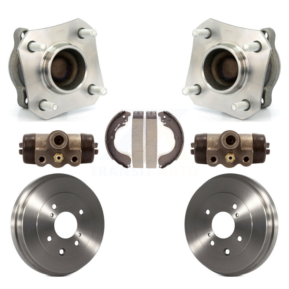 Kit d'assemblage de cylindres de roue arrière, tambour et chaussures, roulement de moyeu pour Nissan Sentr