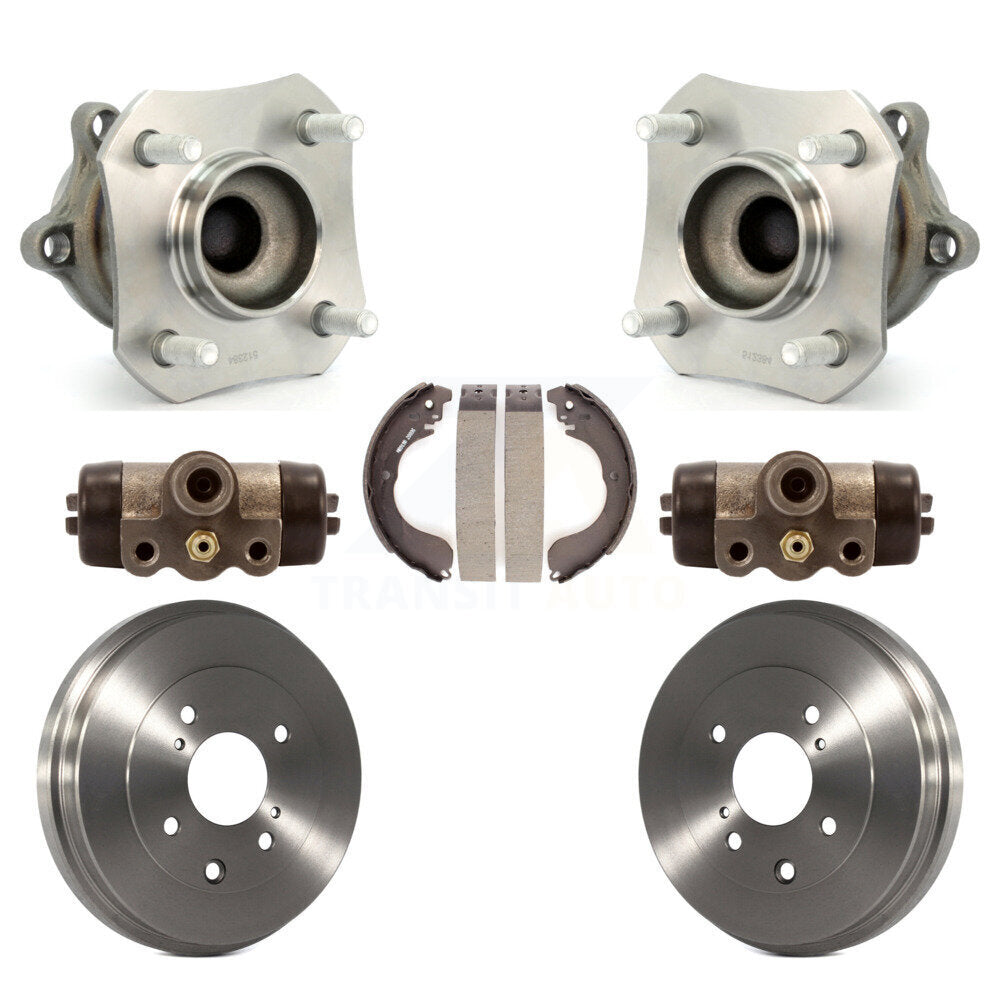 Kit d'assemblage de cylindres de roue arrière, tambour et chaussures, roulement de moyeu pour Nissan Sentr