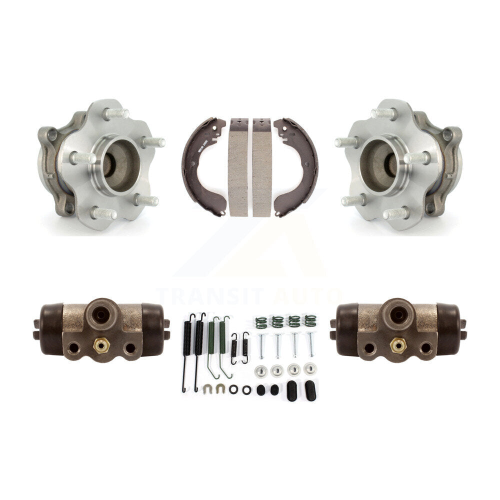 Kit de roulement de moyeu de chaussures de tambour de cylindres de roue arrière pour Nissan Sentra 2007 2012 2.5