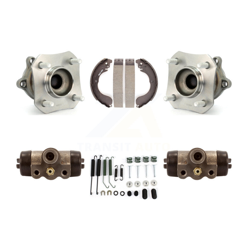 Kit d'assemblage de roulements de moyeu, cylindres de roue arrière et chaussures de tambour pour Nissan Sentra