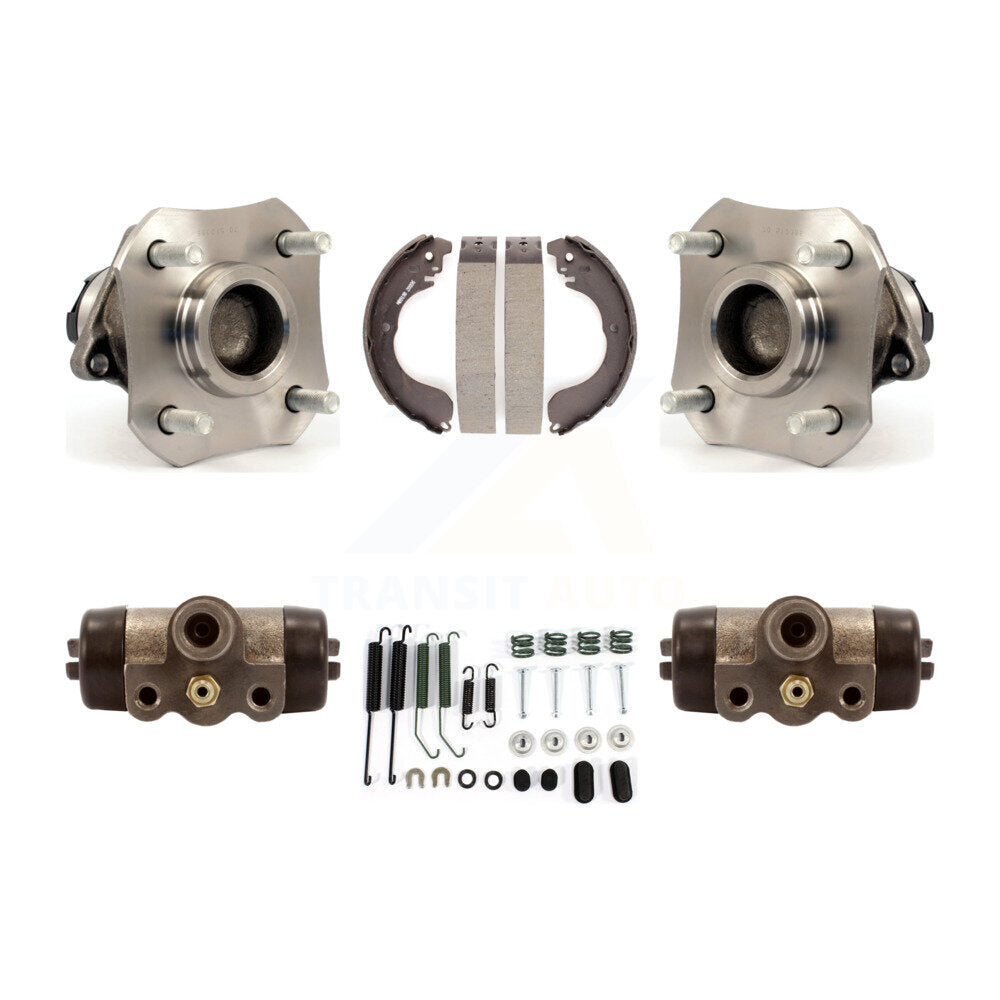 Kit d'assemblage de roulements de moyeu, cylindres de roue arrière et chaussures de tambour pour Nissan Versa