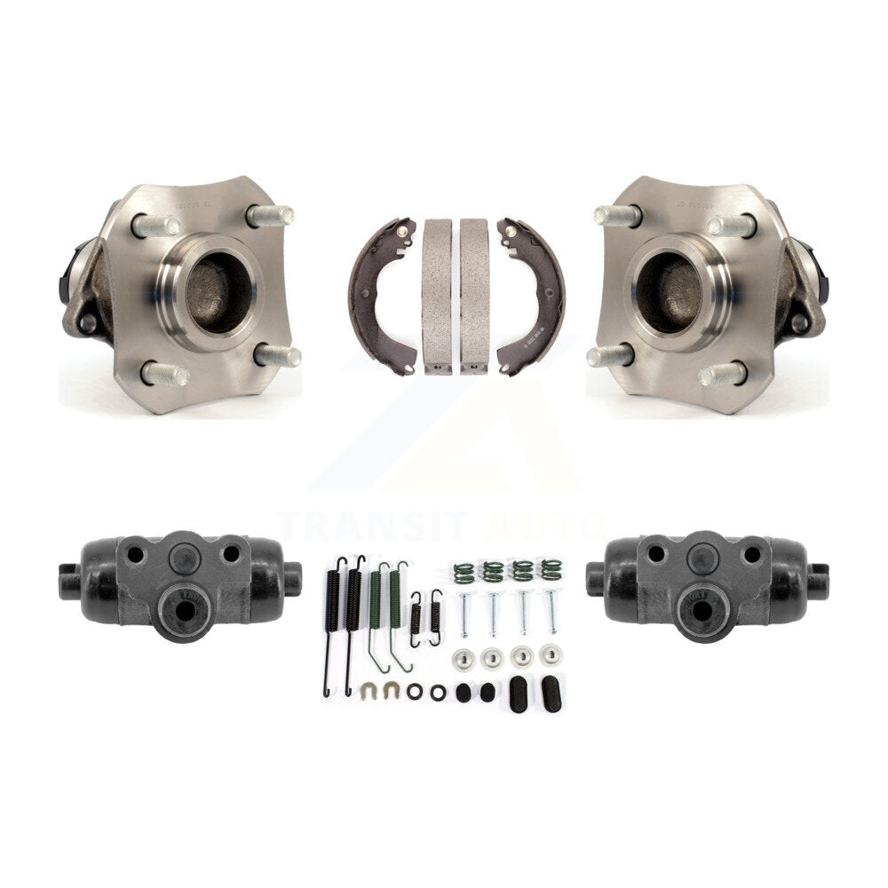 Kit d'assemblage de roulements de moyeu, cylindres de roue arrière et chaussures de tambour pour Nissan Versa