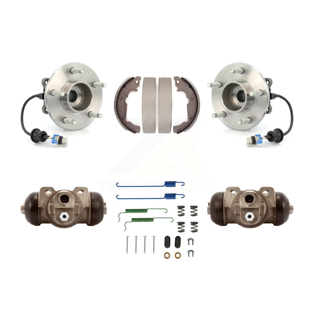 Kit de roulement de moyeu de chaussures de tambour de cylindres de roue arrière pour Chevrolet Equinox Saturn Vu
