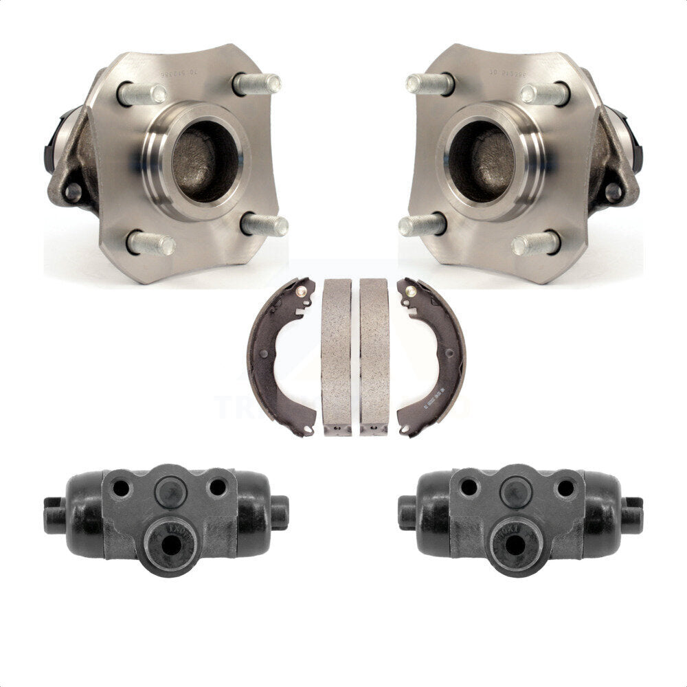Kit d'assemblage de roulements de moyeu, cylindres de roue arrière et chaussures de tambour pour Nissan Versa