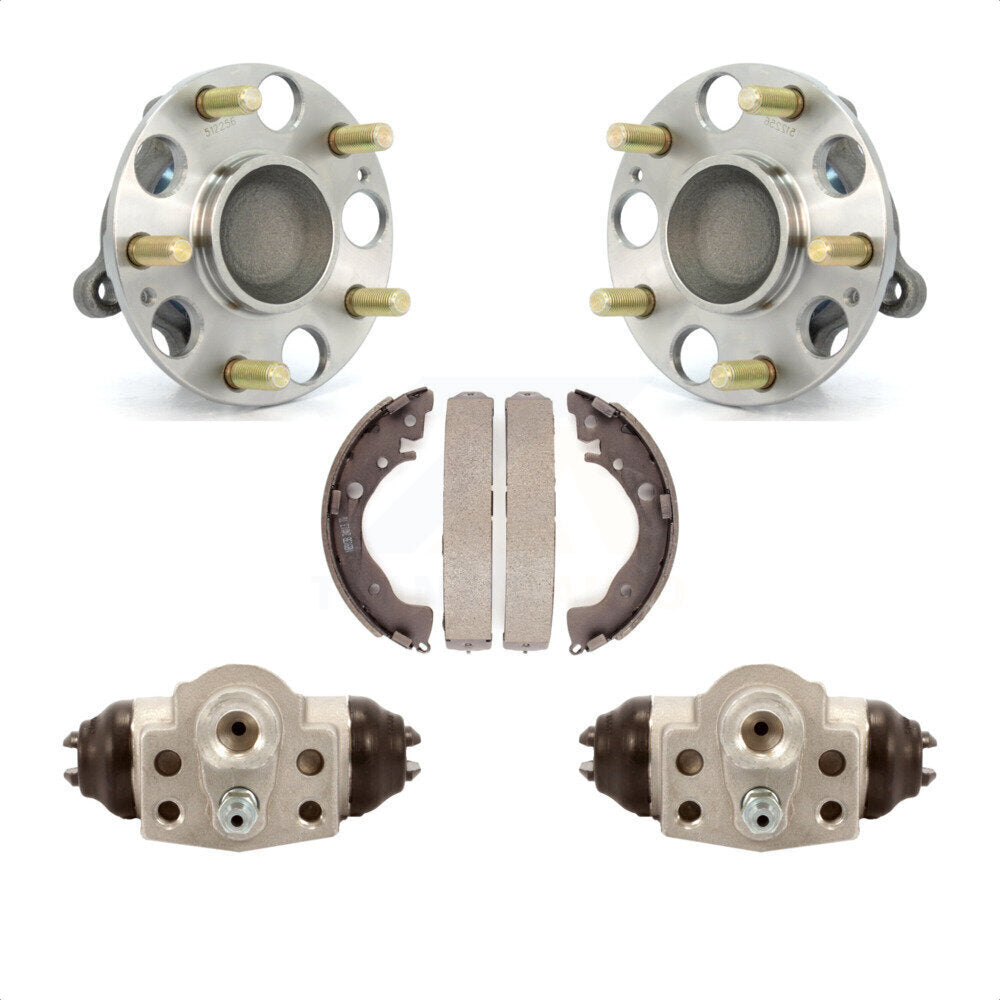 Kit d'assemblage de roulements de moyeu, cylindres de roue arrière et chaussures de tambour pour Honda Civic