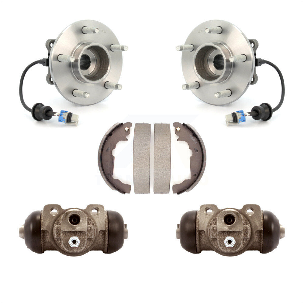 Kit de roulement de moyeu de chaussures de tambour de cylindres de roue arrière pour Chevrolet Equinox Saturn Vu