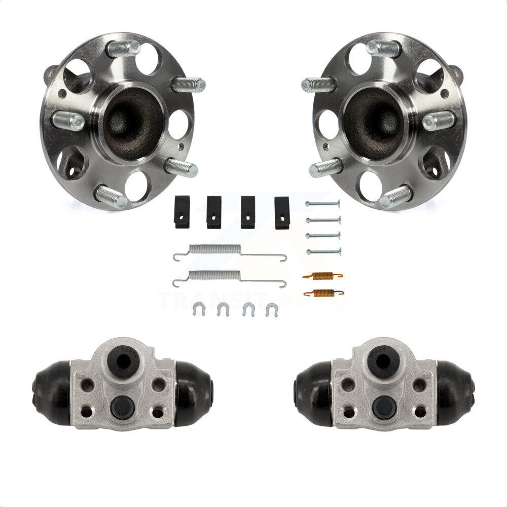 Cylindres de roue arrière et kit d'assemblage de roulement de moyeu de matériel pour Honda Civic
