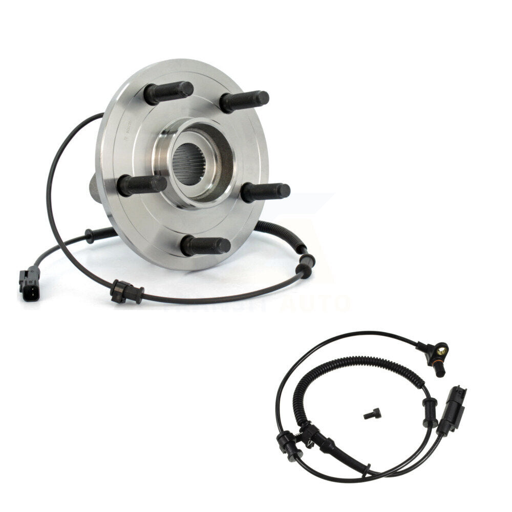 Kit de roulement de moyeu de roue avant et capteur ABS supplémentaire pour Ram 1500 Dodge avec harnais