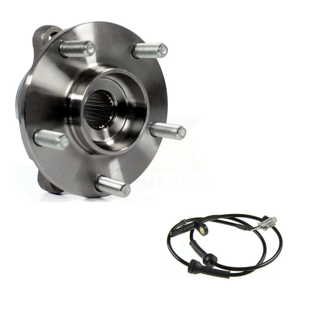 Kit de roulement de moyeu de roue avant et capteur ABS pour INFINITI FX35 FX45 avec harnais