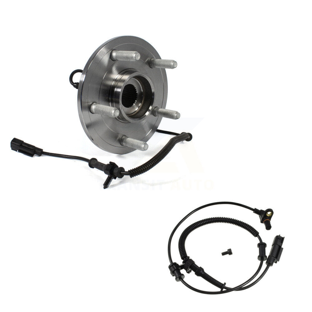 Kit de roulement de moyeu de roue avant et capteur ABS supplémentaire pour Ram 2012 1500 avec harnais