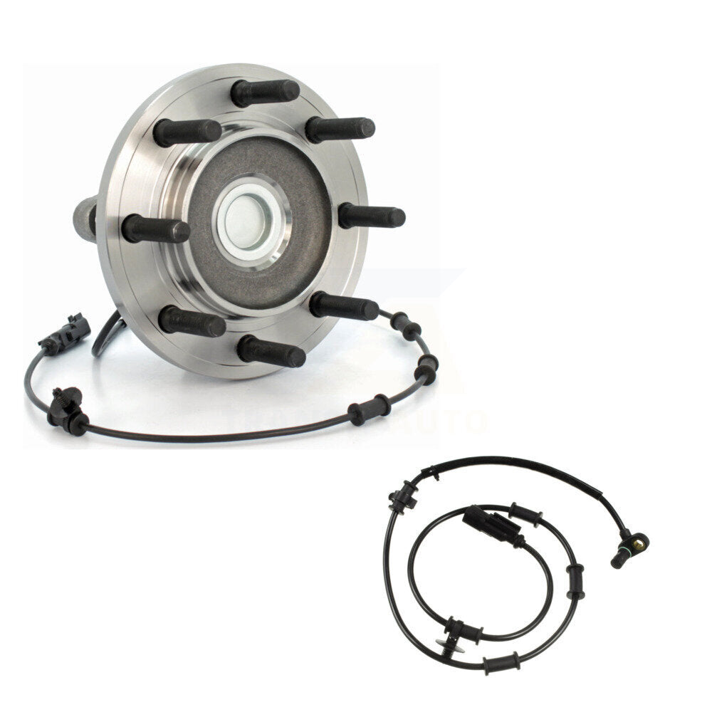Kit de roulement de moyeu de roue avant et capteur supplémentaire pour Dodge Ram 2500 3500 avec harnais