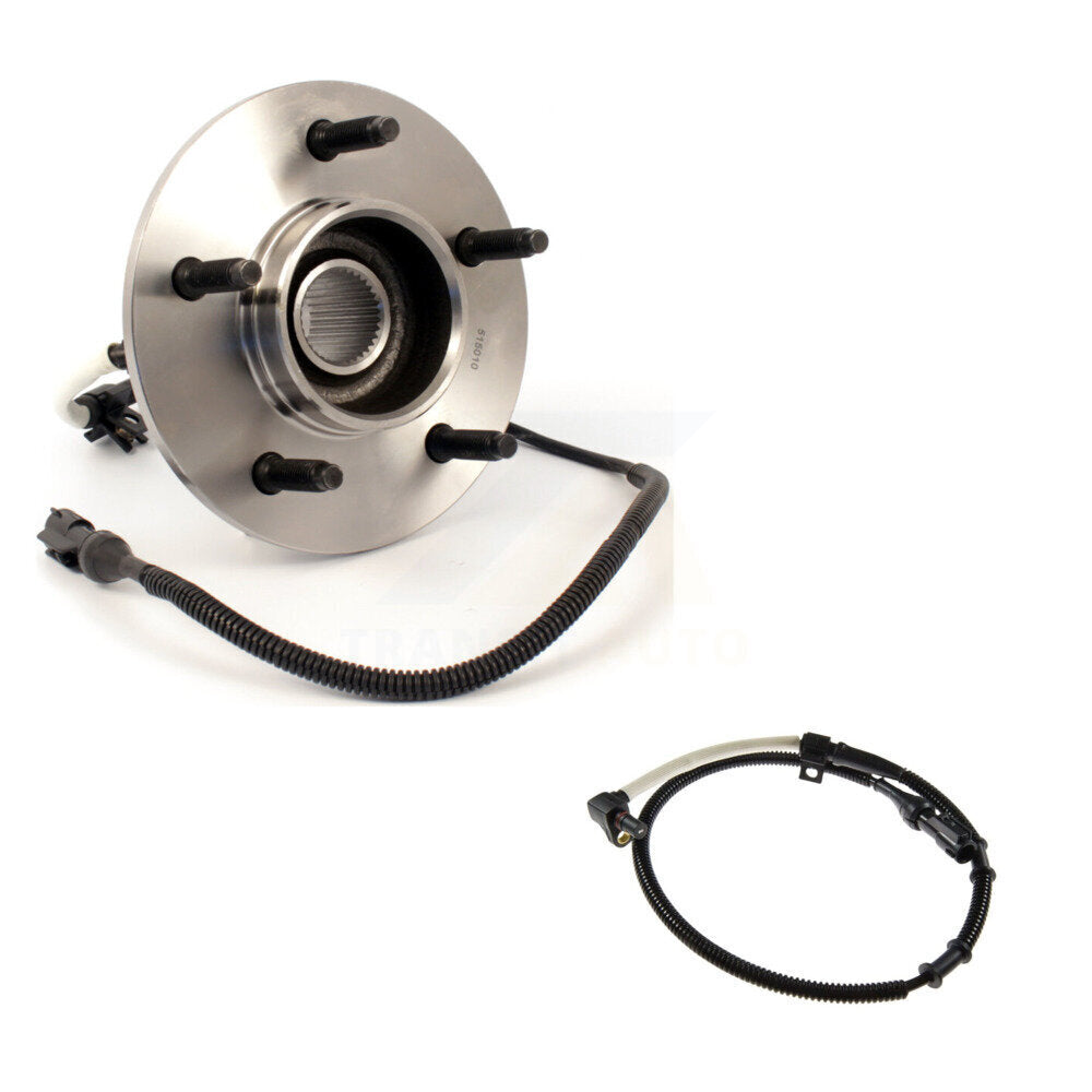 Kit de roulement de moyeu de roue avant et capteur supplémentaire pour Ford F-150 1997-1999 avec harnais
