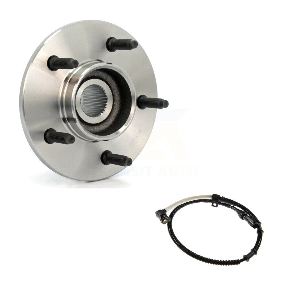 Kit de roulement de moyeu de roue avant et capteur ABS pour Ford F-150 1997-1999 avec harnais