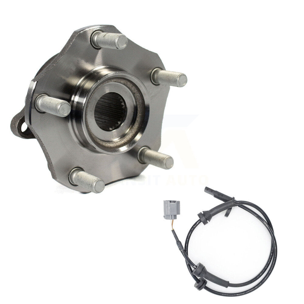 Kit de roulement de moyeu de roue avant et capteur ABS pour Nissan Rogue 2,5 l avec 4 roues