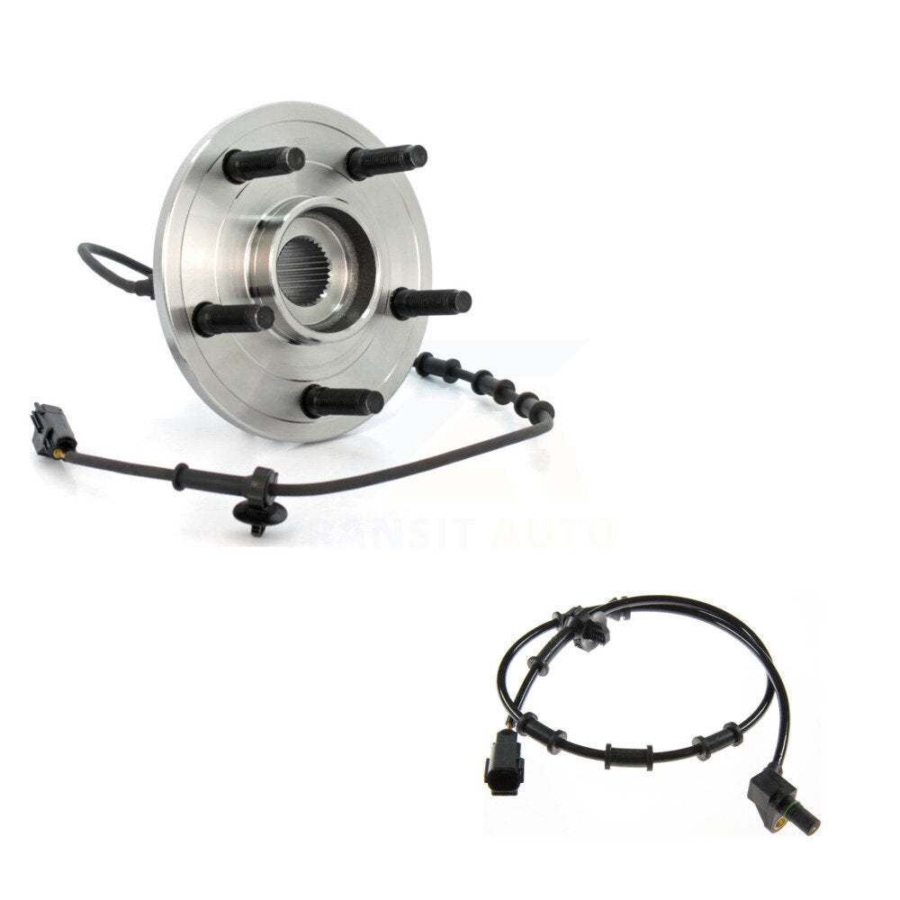 Kit de roulement de moyeu de roue avant et capteur ABS supplémentaire pour Dodge Ram 1500 avec harnais