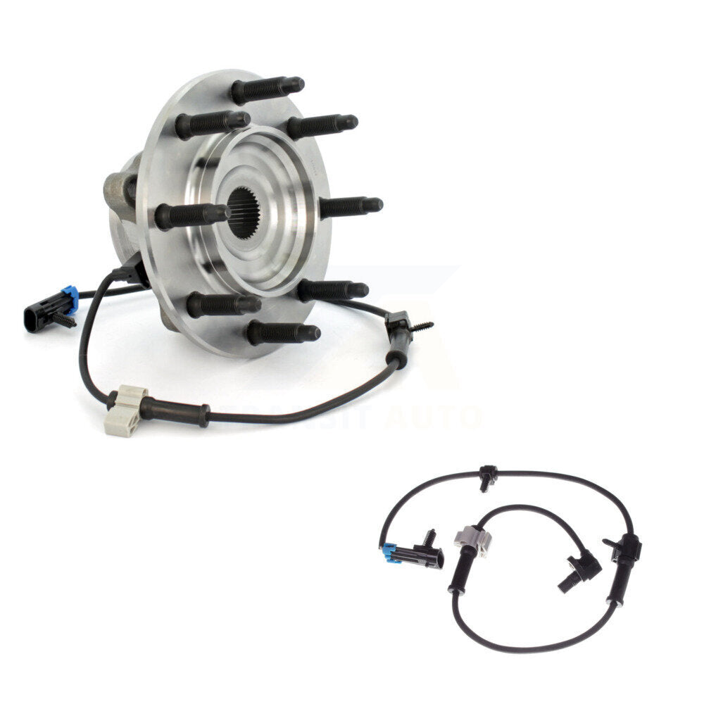 Kit de roulement de moyeu de roue avant et capteur supplémentaire pour Chevrolet Silverado 2006 1500 4W