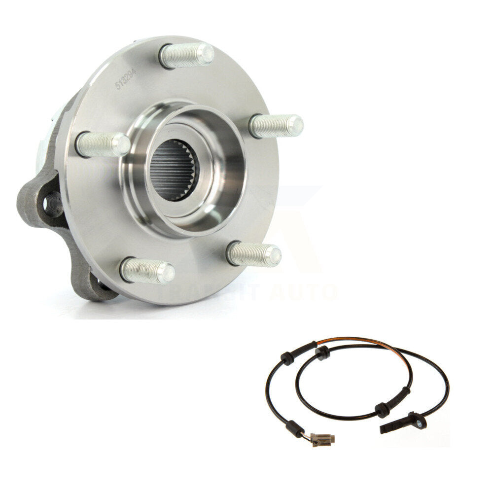 Kit de roulement de moyeu de roue avant et capteur ABS pour Nissan Altima avec harnais
