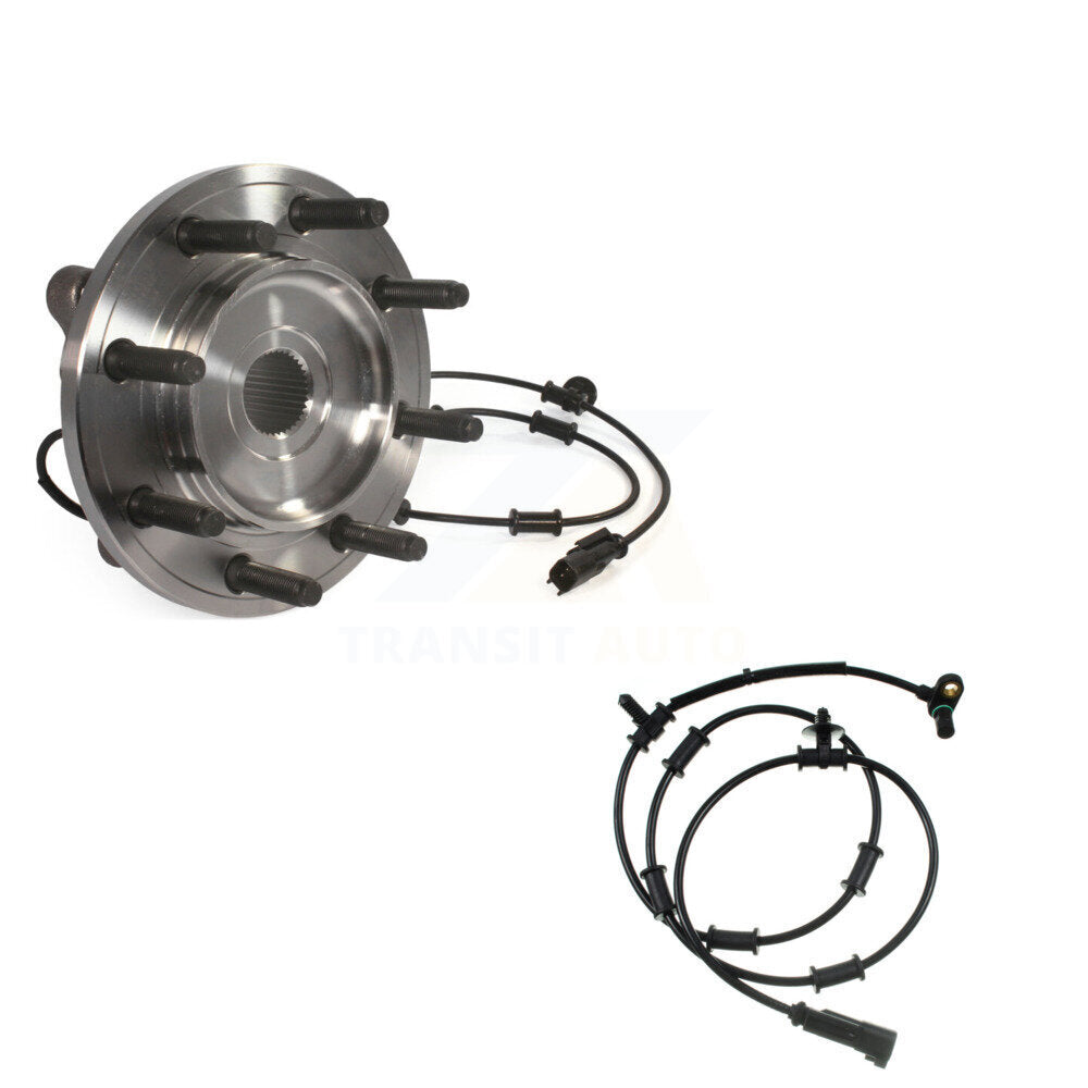Kit de roulement de moyeu de roue avant et capteur ABS supplémentaire pour Ram 2500 3500 avec harnais