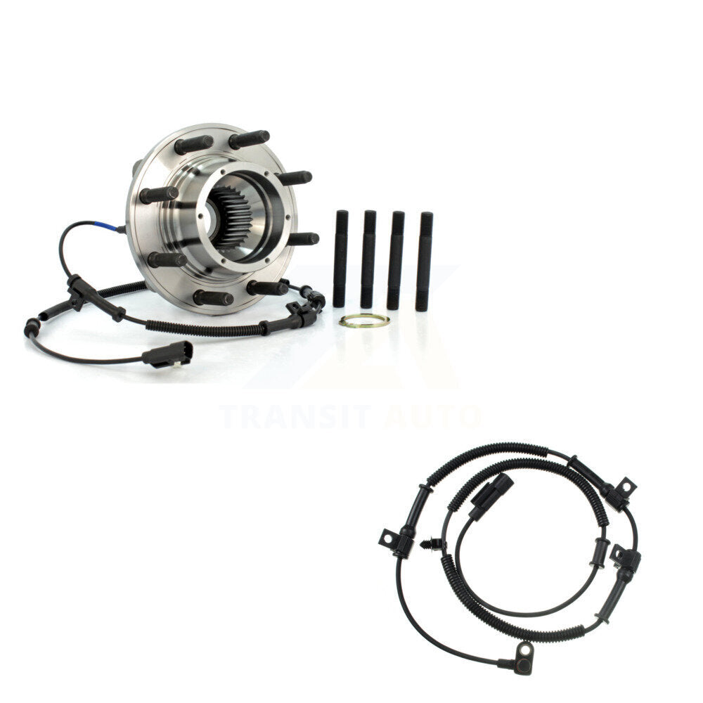 Kit de roulement de moyeu de roue avant et capteur ABS supplémentaire pour Ford F-250 Super Duty