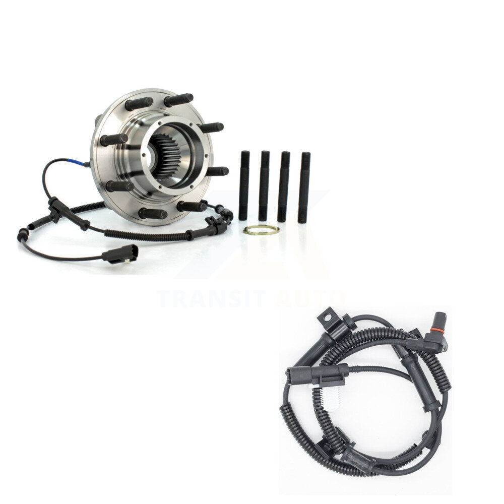 Kit de roulement de moyeu de roue avant et capteur ABS supplémentaire pour Ford F-250 Super Duty