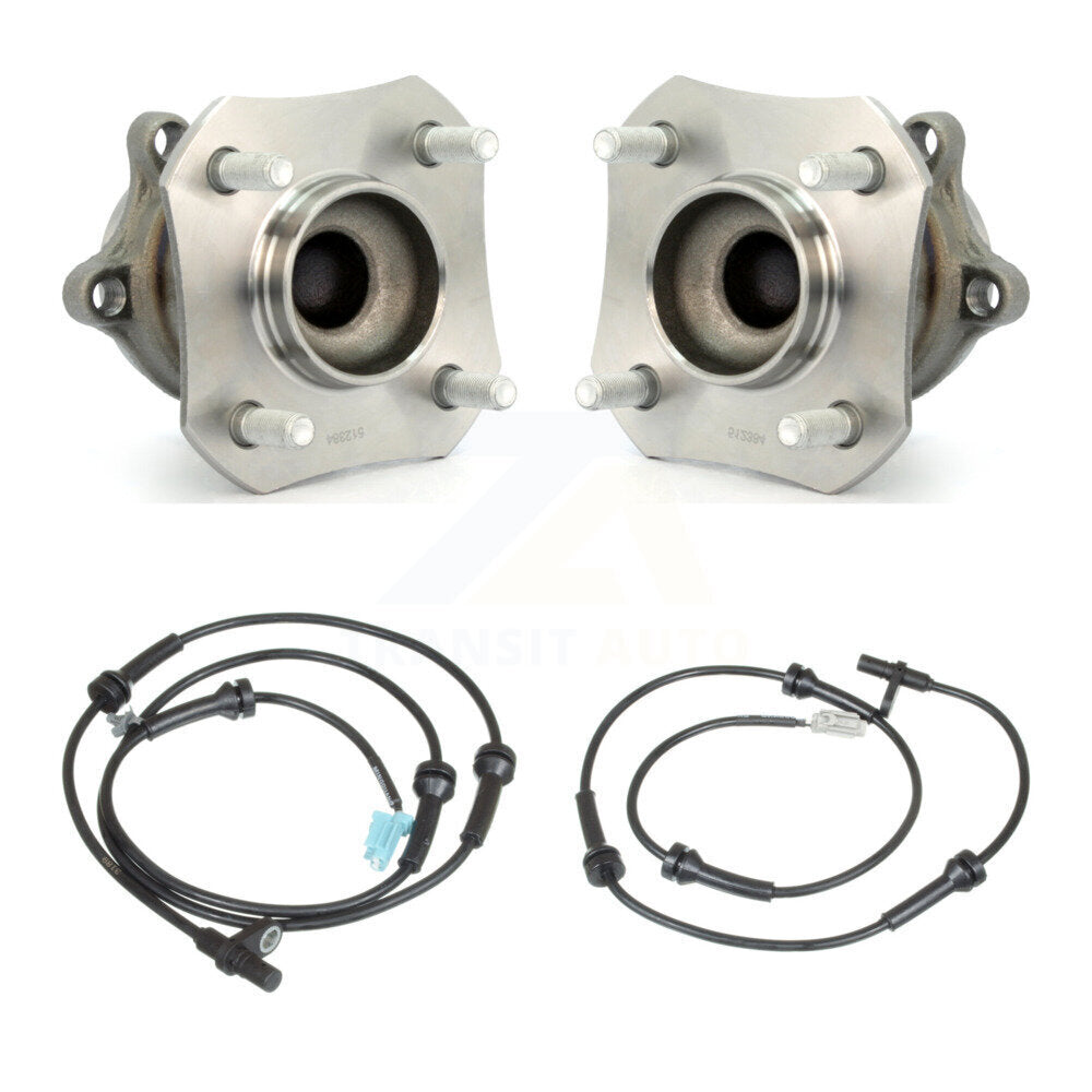 Kit de capteur de roulement de moyeu de roue arrière pour Nissan Sentra 2.0L 07-12 avec ABS à 4 roues