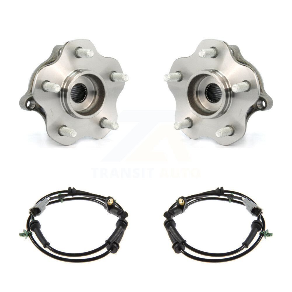 Kit de roulement de moyeu de roue arrière et capteur ABS pour Nissan Rogue avec harnais