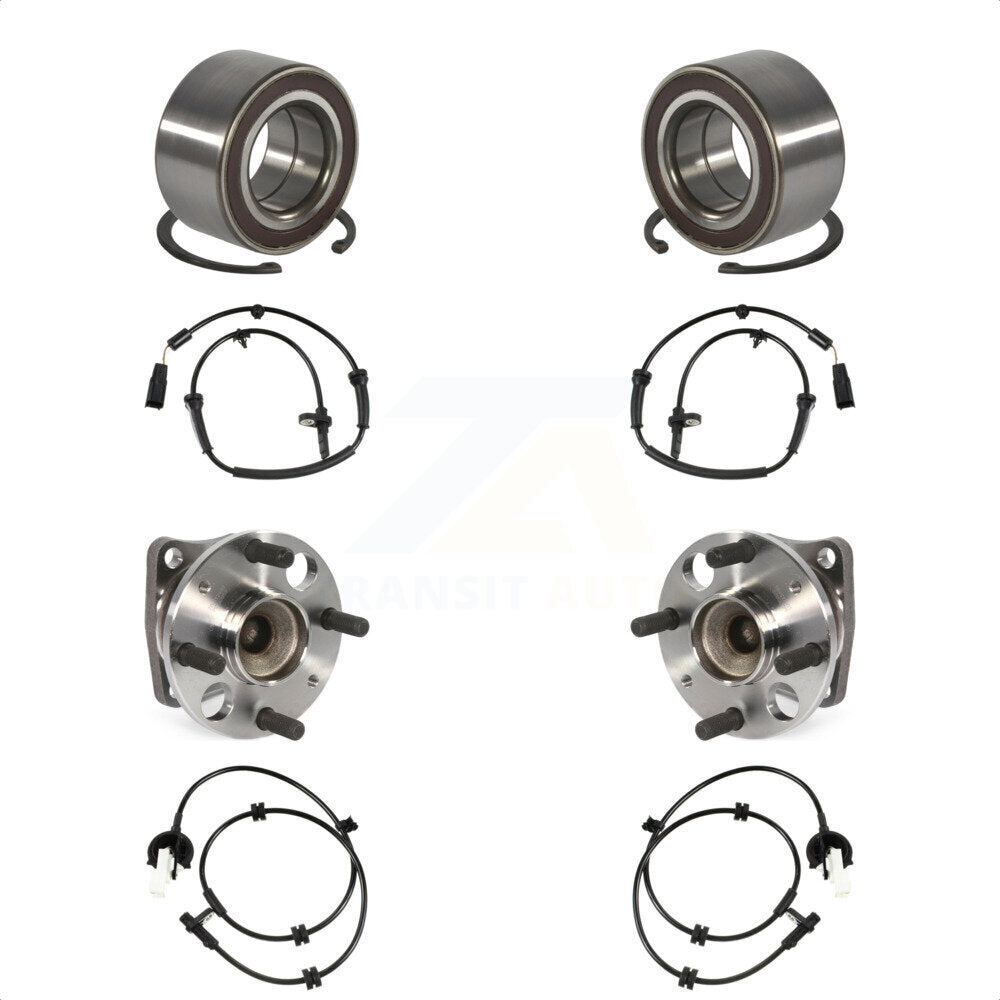Kit de capteurs de roulement de roue avant et arrière, pour Mazda 2 2011 – 2014, 1,5 l, avec ABS à 4 roues