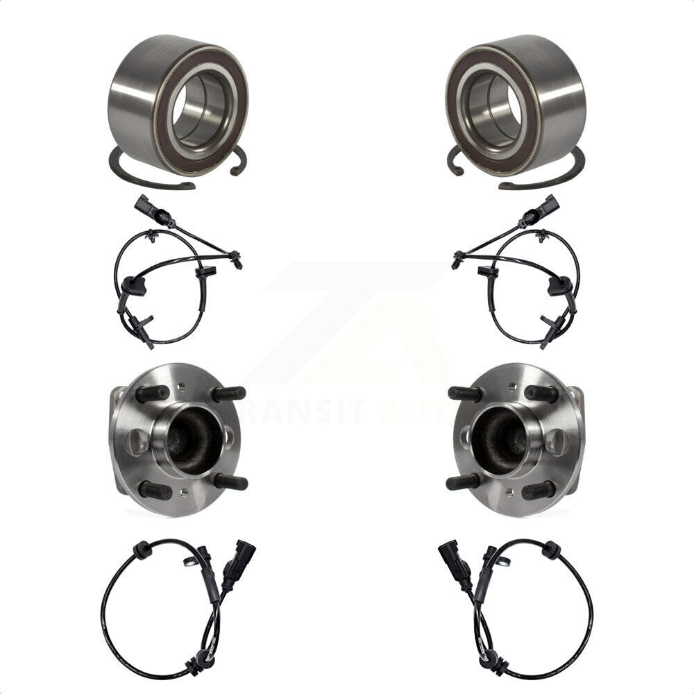 Kit de roulement de roue avant et arrière et capteur ABS pour Ford Fiesta 1,6 l avec 4 roues