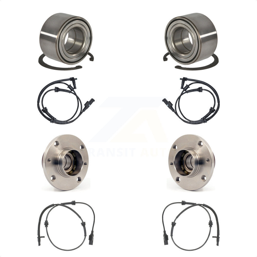 Kit de roulement de roue avant et arrière et capteur ABS pour Fiat 500 K7S-101787