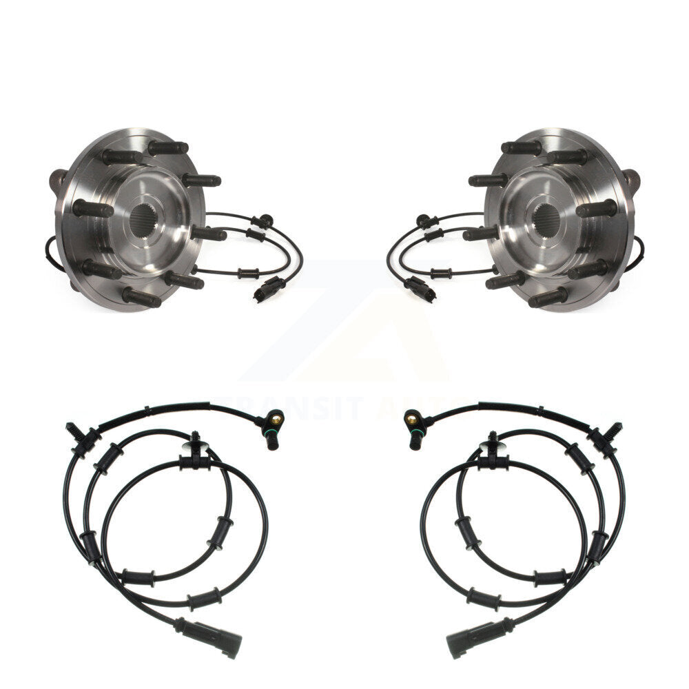 Kit de roulement de moyeu de roue avant et capteur ABS supplémentaire pour Ram 2500 3500 avec harnais