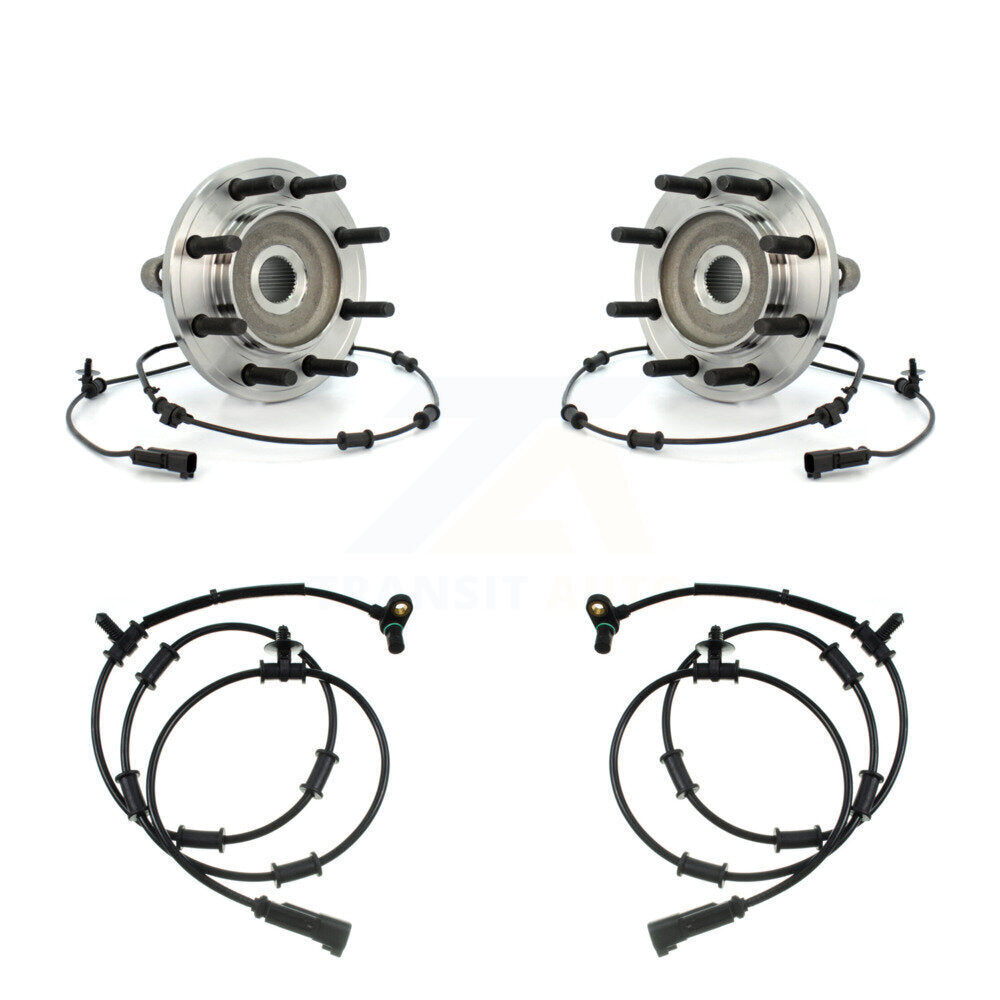 Kit de roulement de moyeu de roue avant et capteur supplémentaire pour Dodge Ram 2500 3500 avec harnais