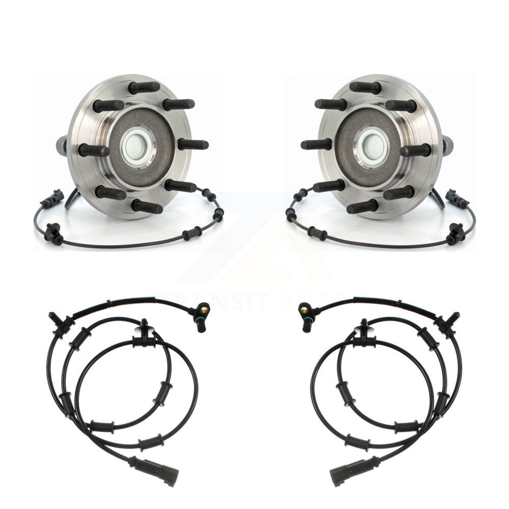Kit de roulement de moyeu de roue avant et capteur ABS supplémentaire pour Ram 3500 Dodge avec harnais