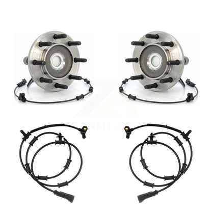 Kit de roulement de moyeu de roue avant et capteur ABS supplémentaire pour Ram 3500 Dodge avec harnais