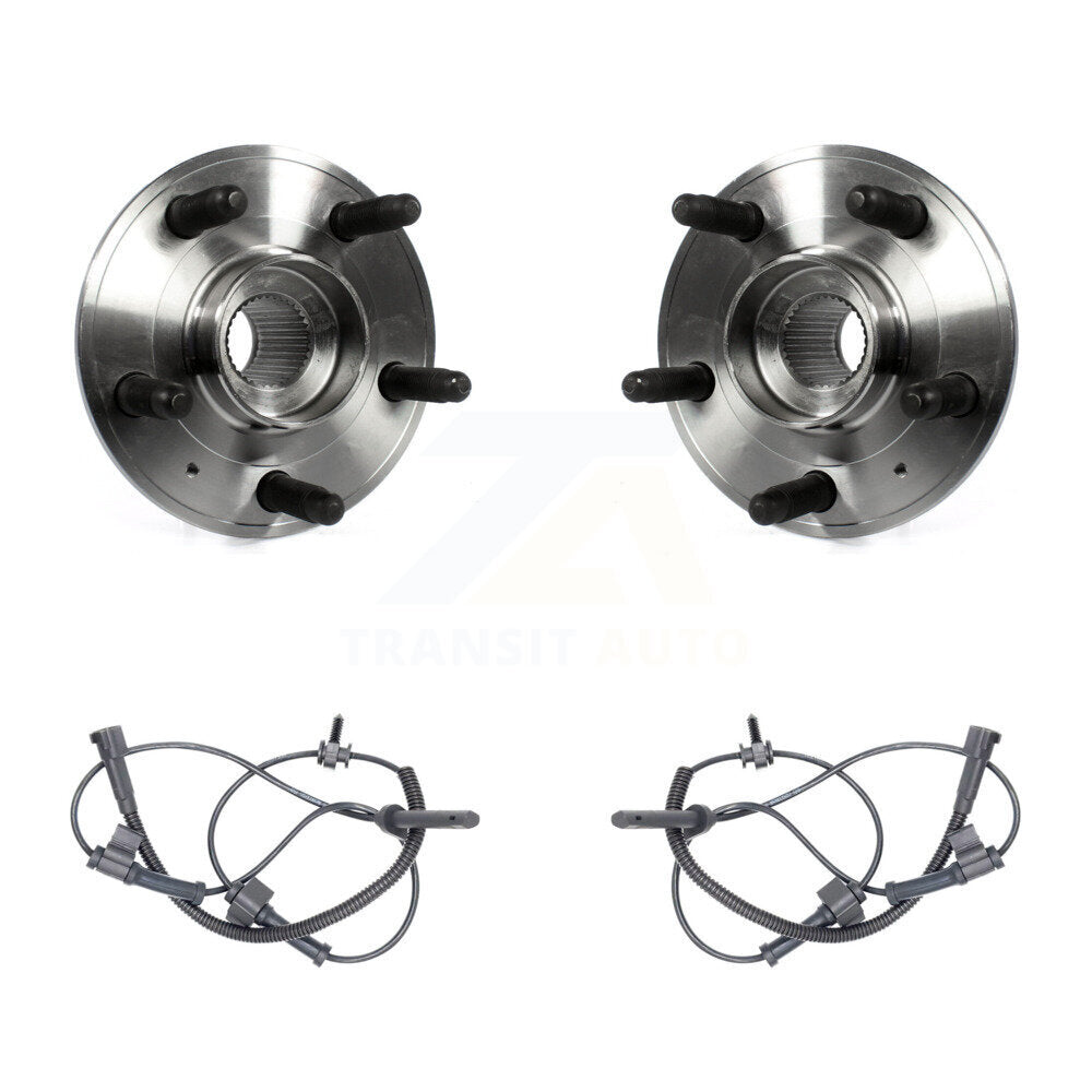 Kit de roulement de moyeu de roue avant et capteur ABS pour Cadillac CTS avec harnais