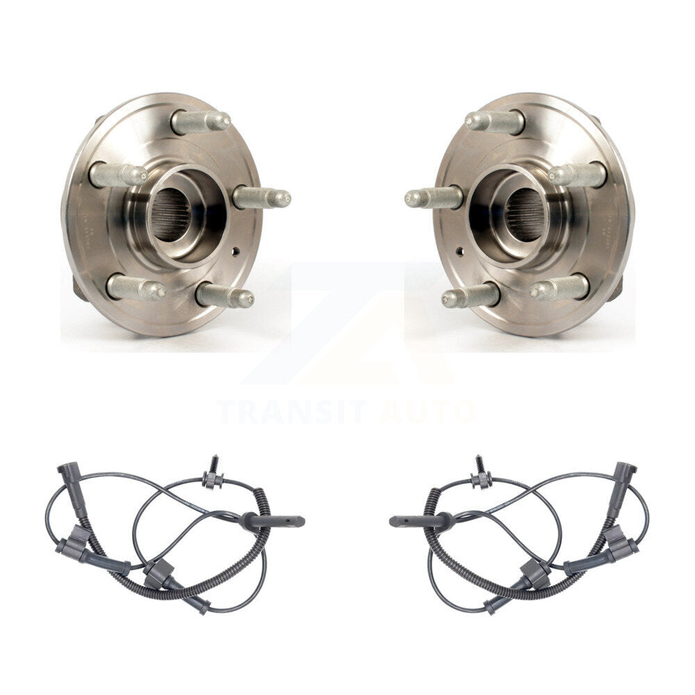 Kit de roulement de moyeu de roue avant et capteur ABS pour Cadillac CTS avec harnais