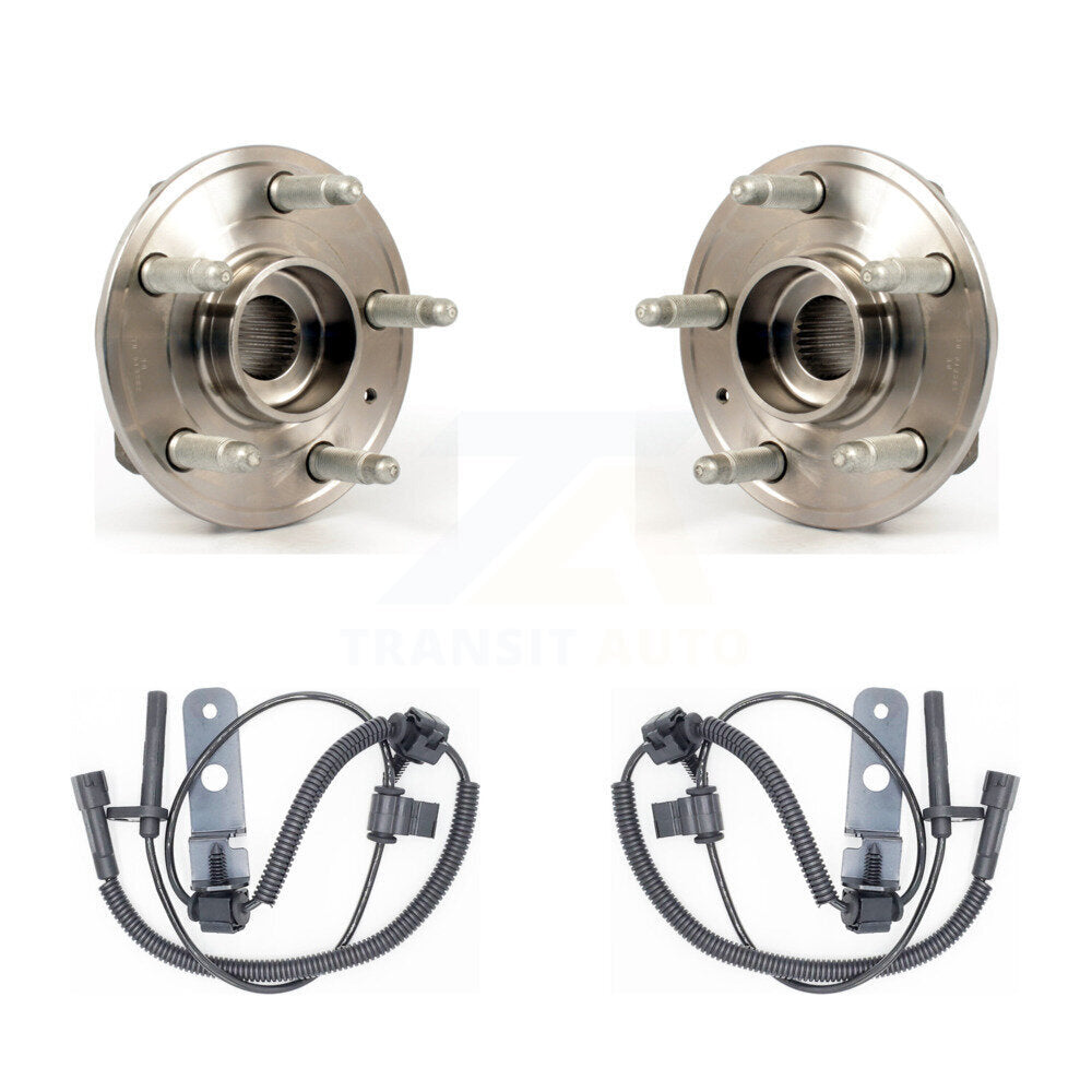 Kit de roulement de moyeu de roue avant et capteur ABS pour Cadillac CTS avec harnais