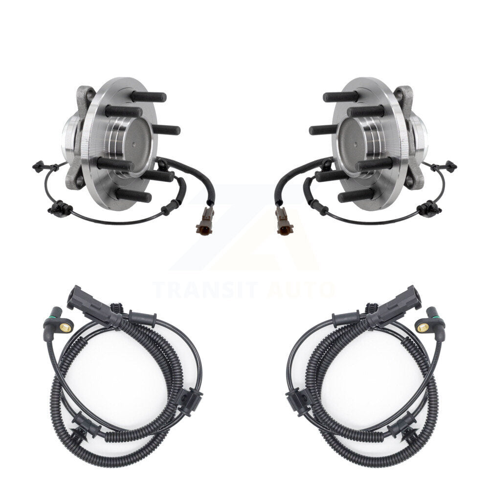 Kit de roulement de moyeu de roue avant et capteur ABS supplémentaire pour Ford F-150 Expedition Lincol