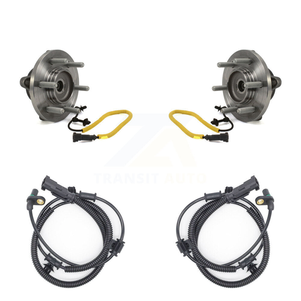 Kit de roulement de moyeu de roue avant et capteur supplémentaire pour Ford F-150 2018-2020 avec harnais