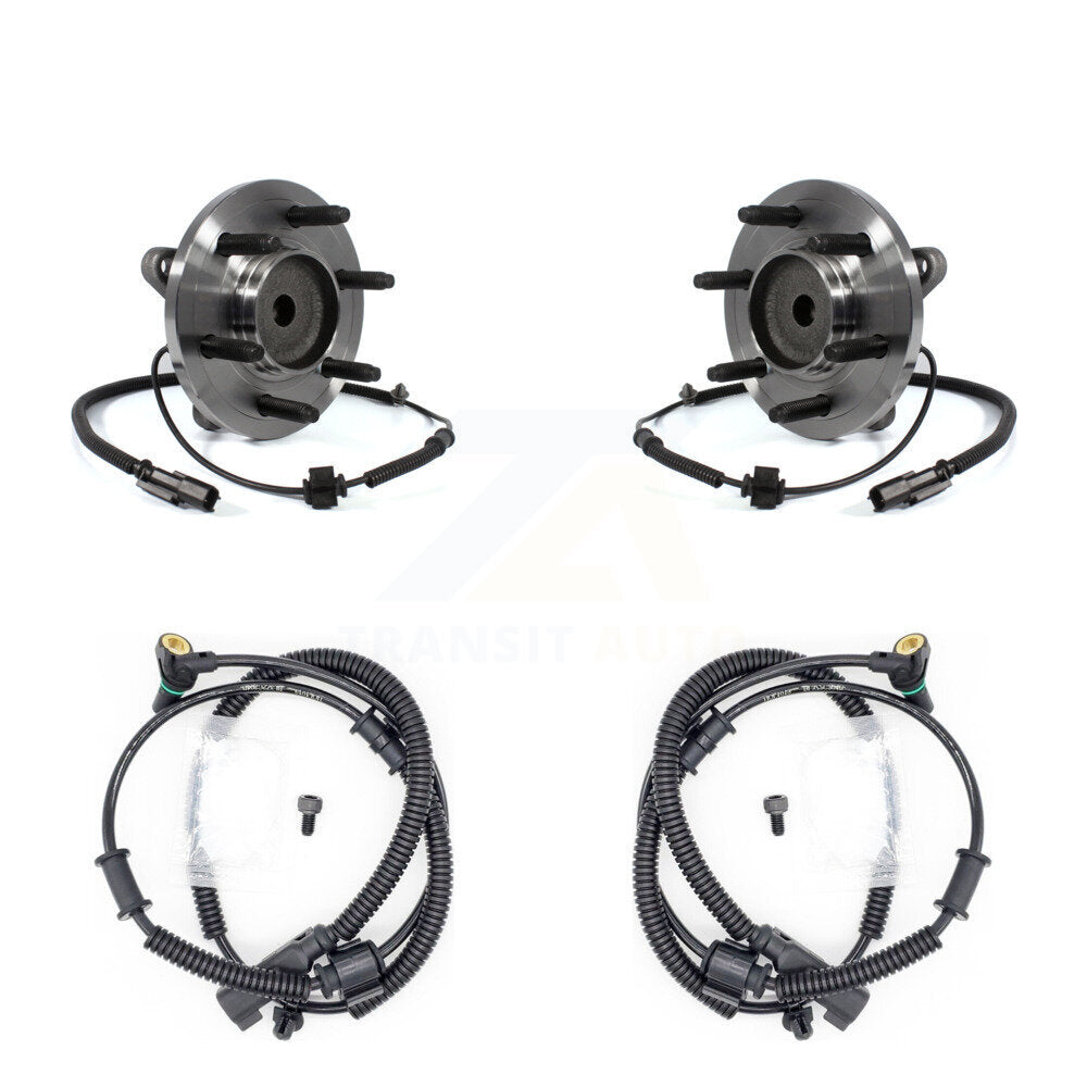 Kit de roulement de moyeu de roue avant et capteur ABS supplémentaire pour Ford F-150 Expedition Lincol