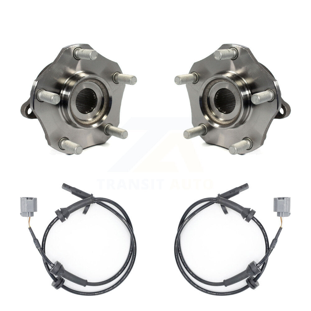 Kit de roulement de moyeu de roue avant et capteur ABS pour Nissan Rogue 2,5 l avec 4 roues