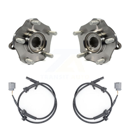 Kit de roulement de moyeu de roue avant et capteur ABS pour Nissan Rogue 2,5 l avec 4 roues