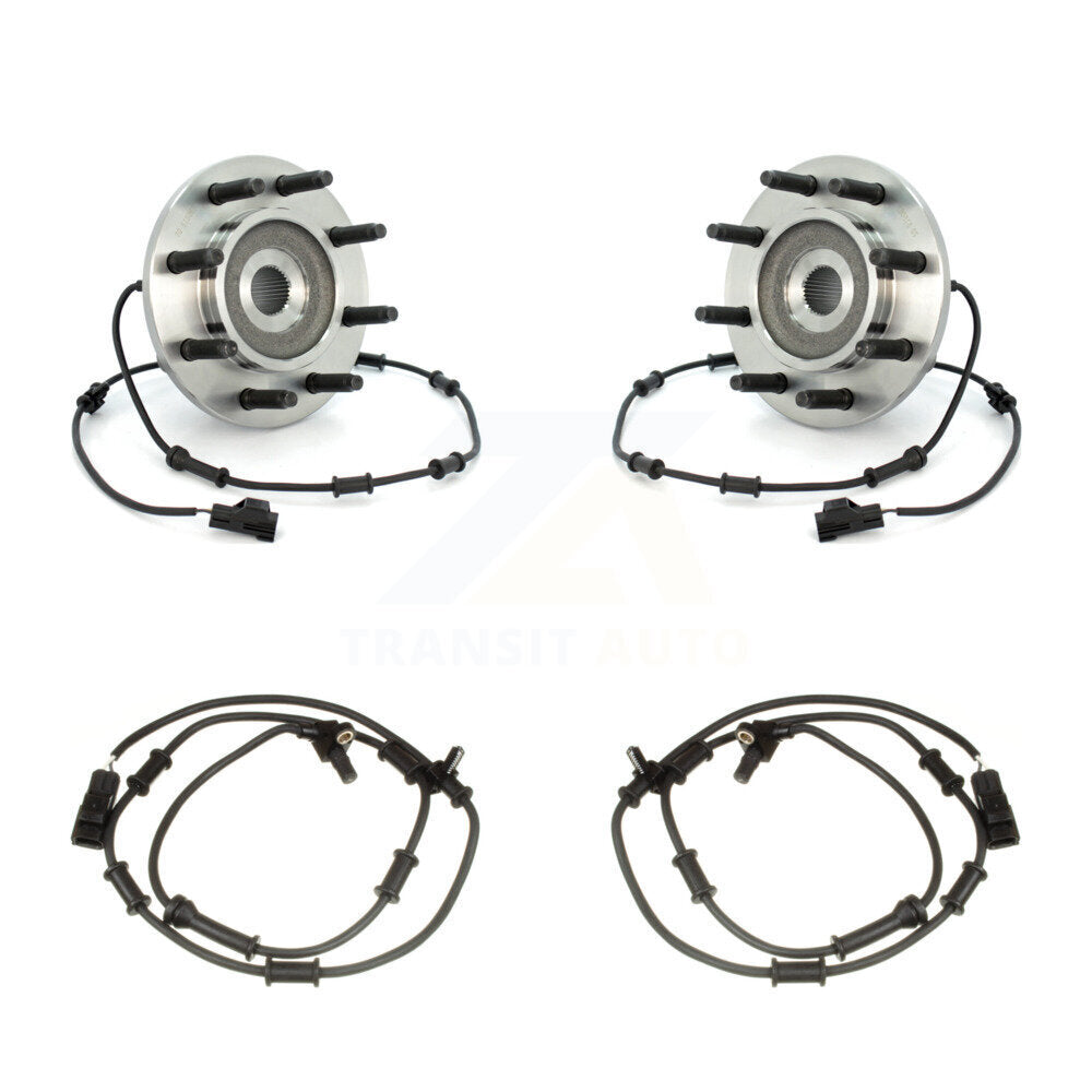 Kit de roulement de moyeu de roue avant et capteur supplémentaire pour Dodge Ram 2500 3500 avec harnais