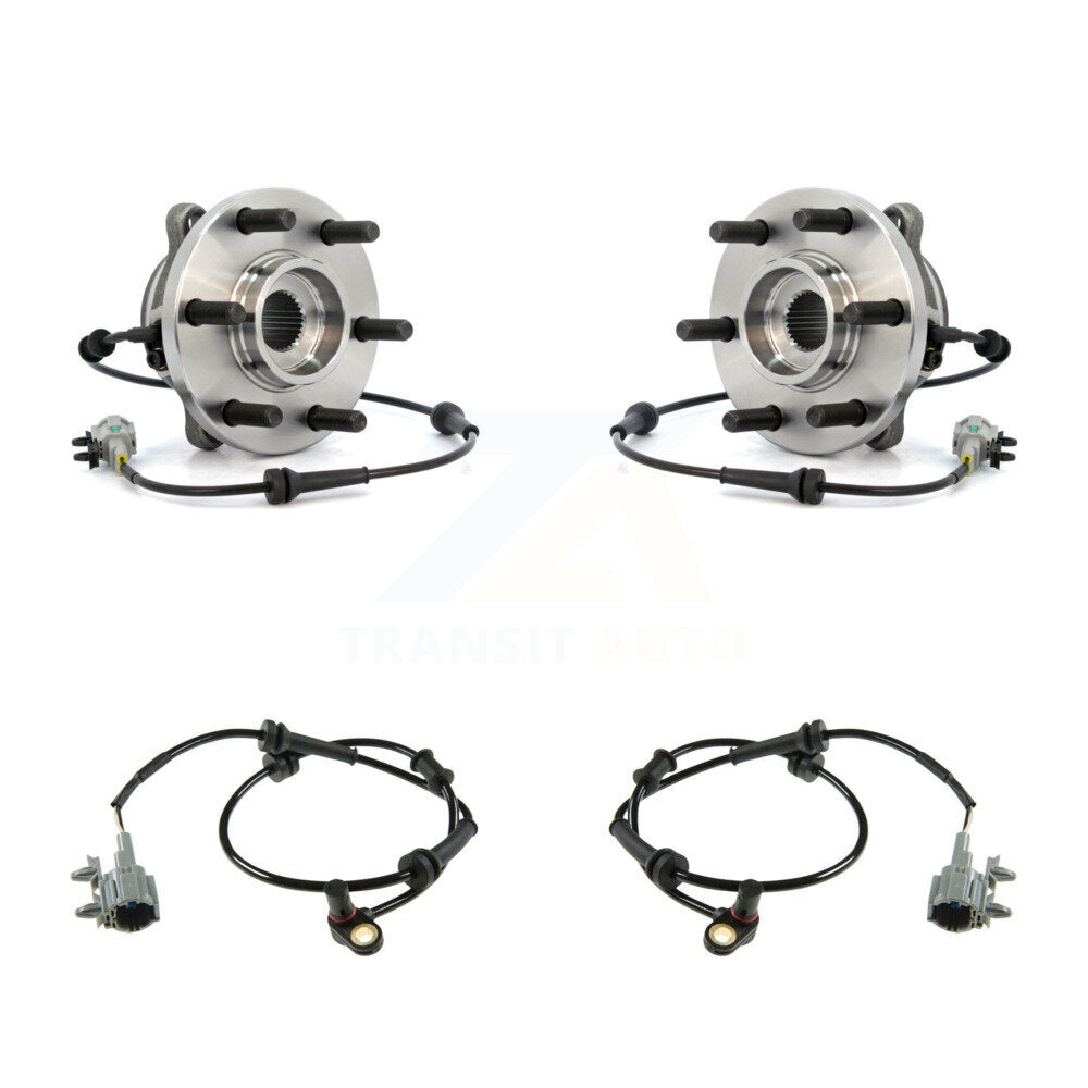 Kit de roulement de moyeu de roue avant et capteur supplémentaire pour Nissan Frontier Pathfinder Xterr