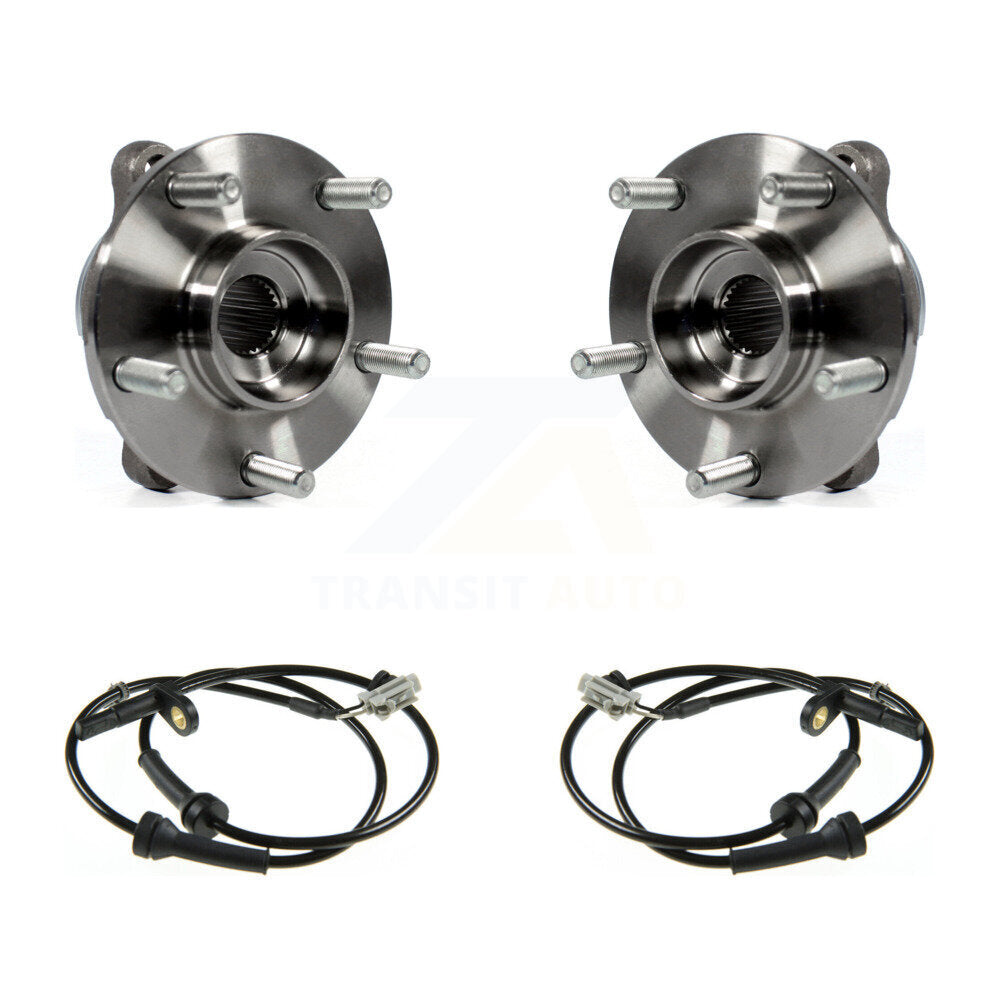 Kit de roulement de moyeu de roue avant et capteur ABS pour INFINITI FX35 FX45 avec harnais