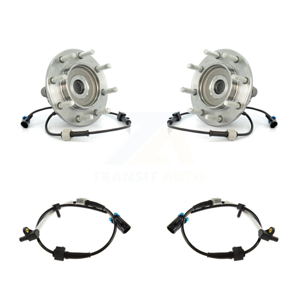 Kit de roulement de moyeu de roue avant et capteur ABS supplémentaire pour Chevrolet Silverado 3500