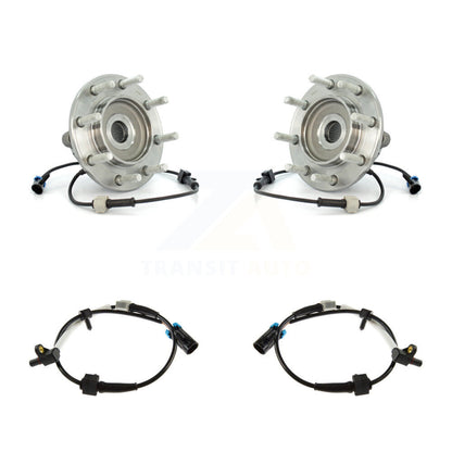 Kit de roulement de moyeu de roue avant et capteur ABS supplémentaire pour Chevrolet Silverado 3500