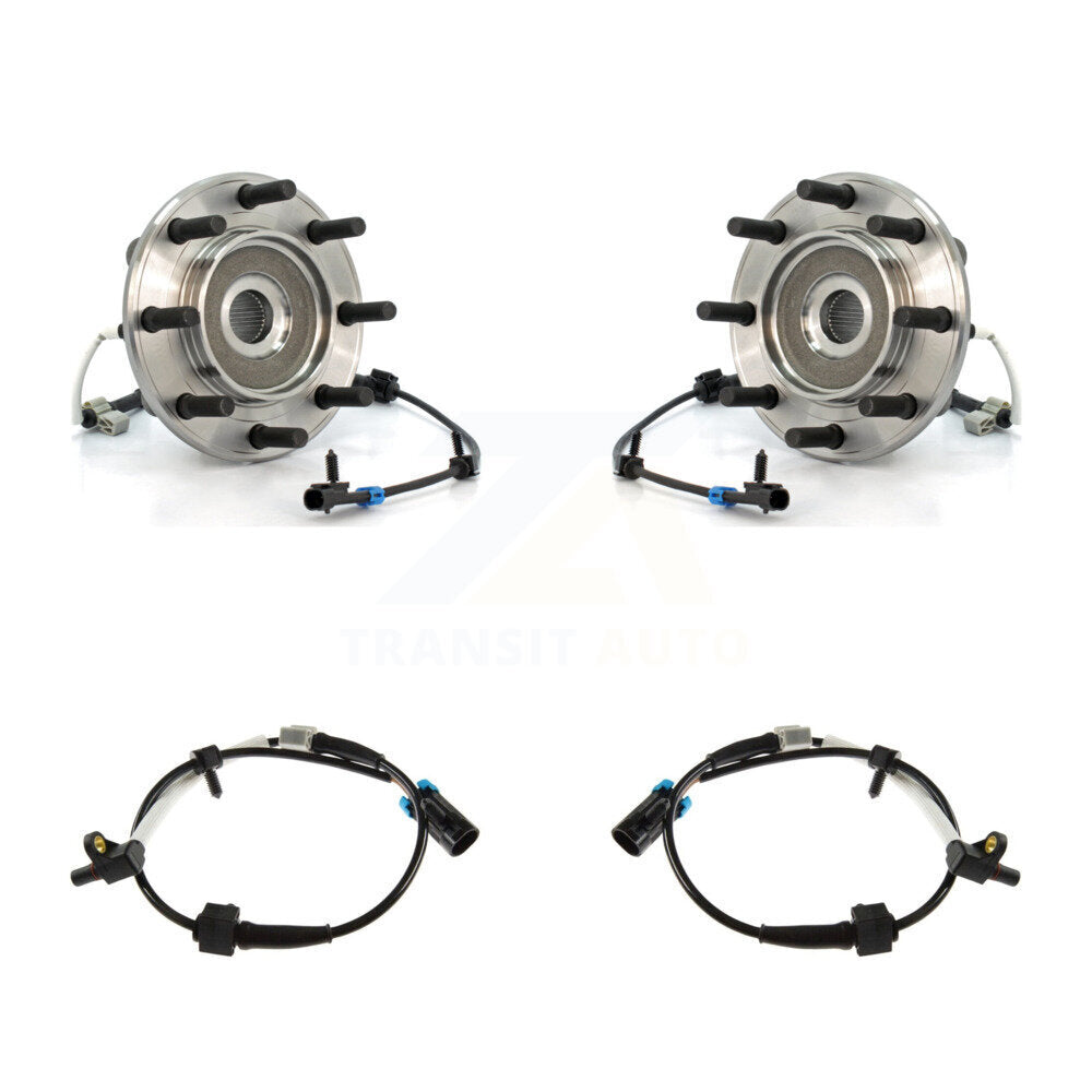 Kit de roulement de moyeu de roue avant et capteur ABS supplémentaire pour Chevrolet Silverado 3500